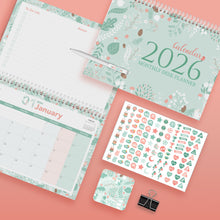 Monthly desk planner Autumn - مخطط مكتب شهري خريف