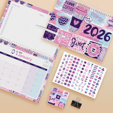 Monthly desk planner Donuts - مخطط مكتب شهري دونتس