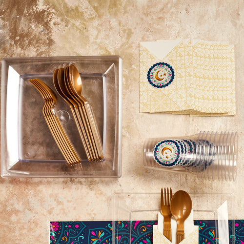 Dining set without placemat Jannat 6 persons مجموعة التقديم السريعة بدون قواعد أطباق جنات ٦ افراد