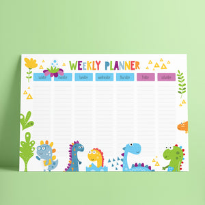 Weekly Planner - Dinosaur