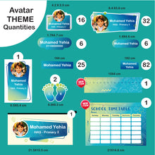 (New) School Labels Package_ Avatar Boy