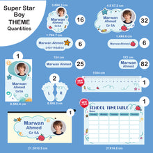 (New) School Labels Package_ Super Star Boy