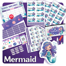 (New) School Labels Package_ Mermaid