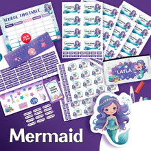 (New) School Labels Package_ Mermaid