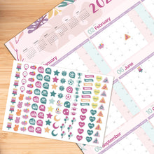 Yearly Planner 2025 Flowers - مخطط سنوي 2025 زهور