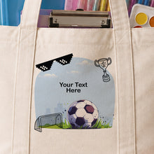 School Supply Delivery Tote Bag with Zipper & Poster Roll Holder شنطة تسليم مستلزمات المدرسة بسوستة وحامل رول اللوحات
