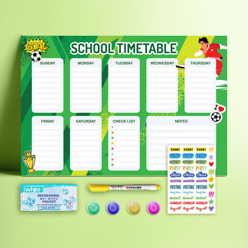 School time table kit  - Football