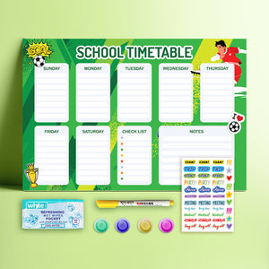 School time table kit  - Football