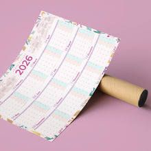 Yearly Planner 2026 Flowers - مخطط سنوي 2026 زهور