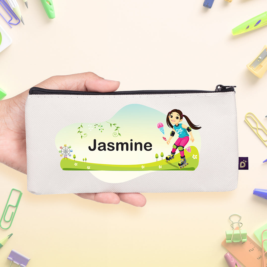 Customized pencil case Girl  - مقلمة بأسم طفلك