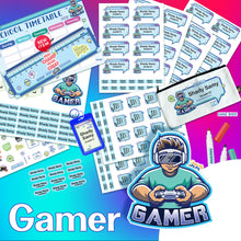 (New) School Labels Package_ Gamer