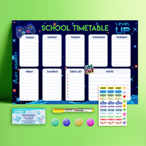 School time table kit  - Gamer