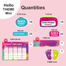 (New) School Labels Mini Package_ Hello