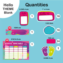 (New) Blank School Labels _ Hello