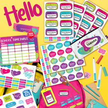 (New) School Labels Package_ Hello