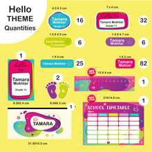 (New) School Labels Package_ Hello