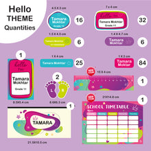 (New) School Labels Package_ Hello