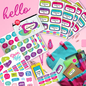 School Labels Package_ Hello