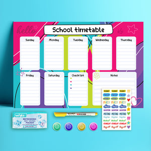 School time table kit  - Hello