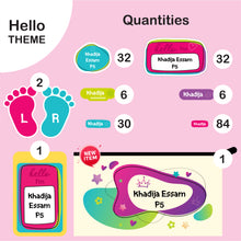 School Labels Package_ Hello