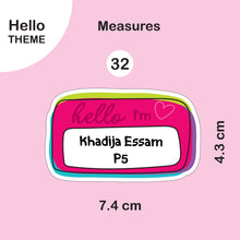 School Labels Package_ Hello