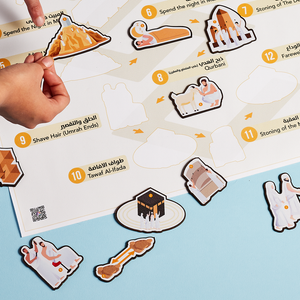 Hajj steps puzzle- لعبة تعليم خطوات الحج