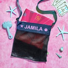 Girly Beach Bag Dark Blue - شنطة بحر بناتي كحلي