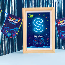 Gamer Personalized Letters Frame - Inspiring Kids - إطار الأحرف جيمر