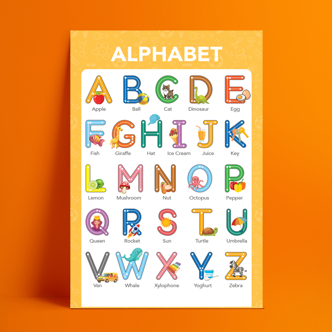 Alphabet poster _ الحروف الأبجدية