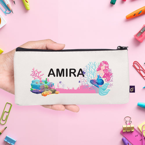 Customized pencil case Mermaid  - مقلمة بأسم طفلك
