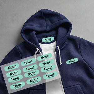 Iron Labels Mint Green - ليبل ملابس آخضر فاتح