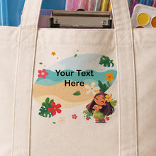 School Supply Delivery Tote Bag with Zipper & Poster Roll Holder شنطة تسليم مستلزمات المدرسة بسوستة وحامل رول اللوحات