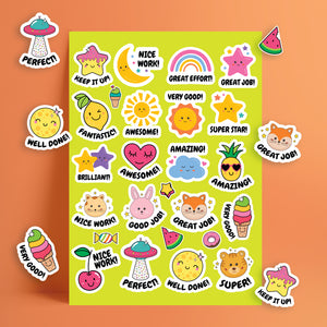 Stickers Waterproof - Motivational - ليموني