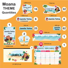 (New) School Labels Package_ Moana