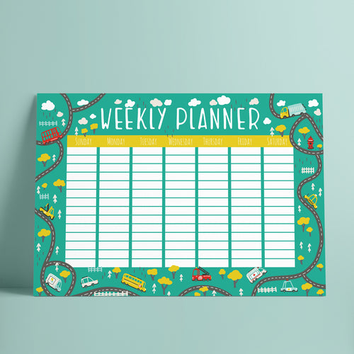 Weekly Planner - Road