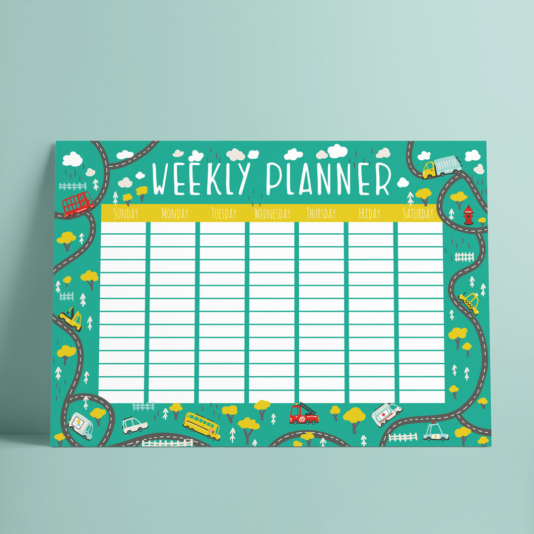 Weekly Planner - Road