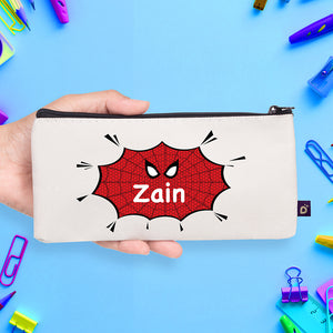 Customized pencil case Spider Hero  - مقلمة بأسم طفلك