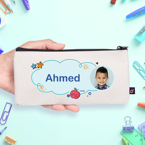 Customized pencil case Super Star Boy - مقلمة بأسم طفلك