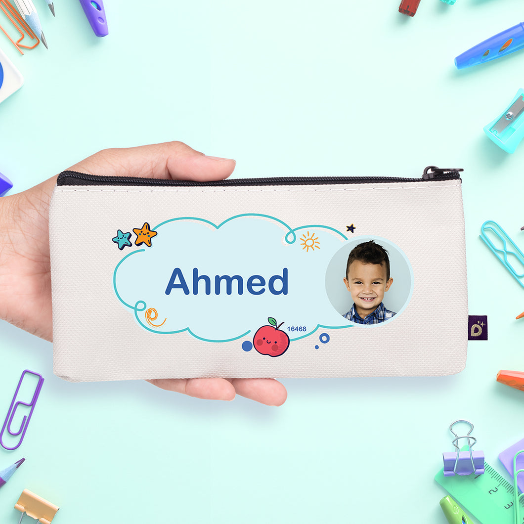 Customized pencil case Super Star Boy - مقلمة بأسم طفلك