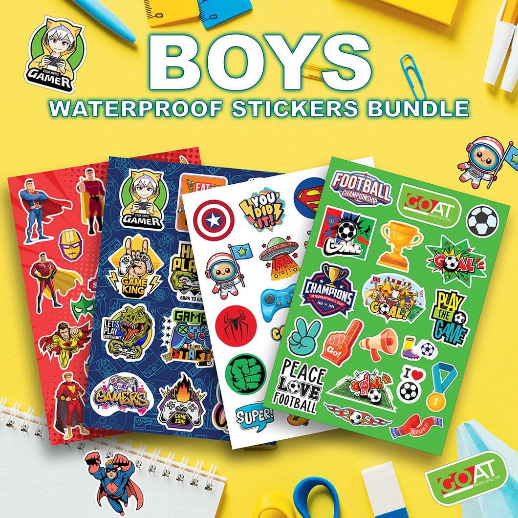 Stickers Waterproof - BOYS BUNDLE