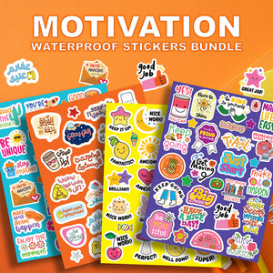 Stickers Waterproof - MOTIVATION BUNDLE
