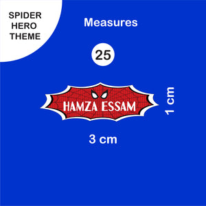 School Labels Mini Package_ Spider Hero
