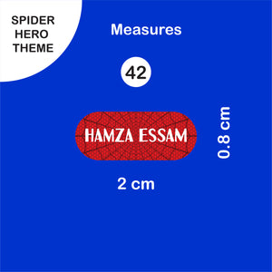 School Labels Mini Package_ Spider Hero