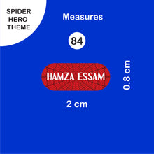 School Labels Package_ Spider Hero