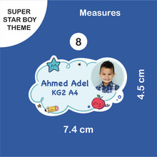 School Labels Mini Package_ Super Star Boy
