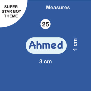 School Labels Mini Package_ Super Star Boy