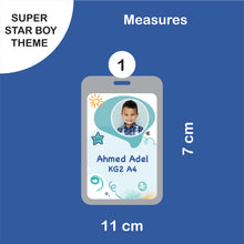 School Labels Package_ Super Star Boy