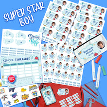 (New) School Labels Package_ Super Star Boy