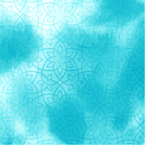 Tablecloth Square Tie Dye Sea ( Summer ) - (مفرش طاولة مربع تاي داي سي (صيفي