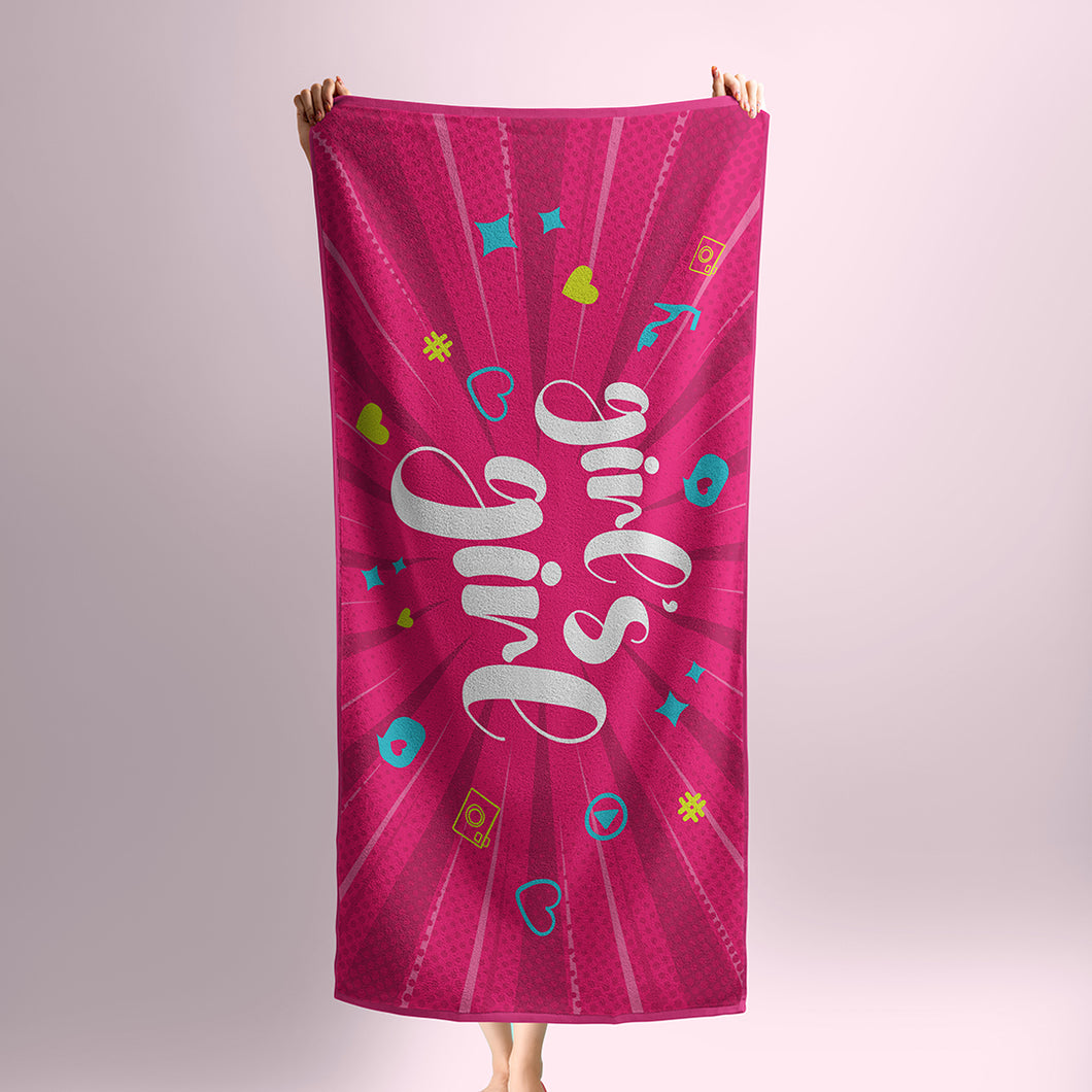 Beach towel_Girl's girl
